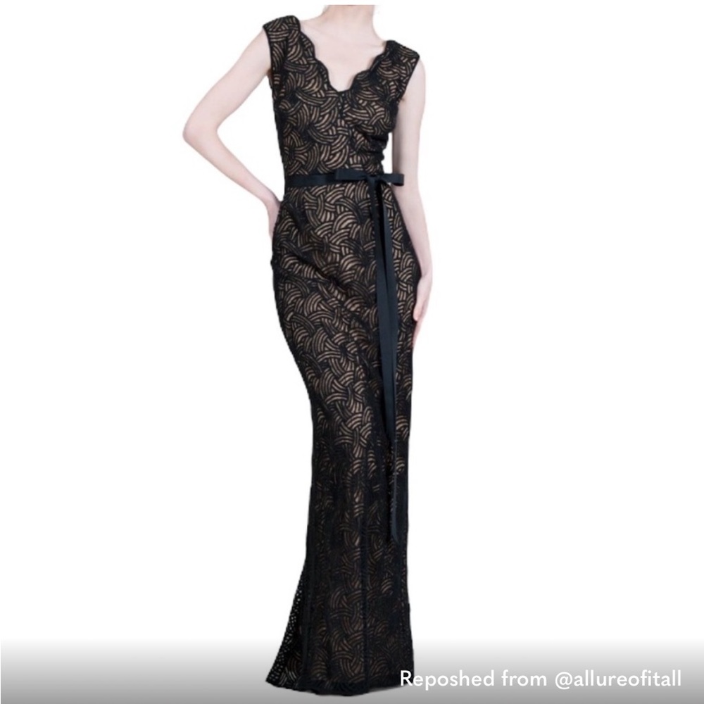 Tadashi Shoji Lace Evening Cocktail Dress